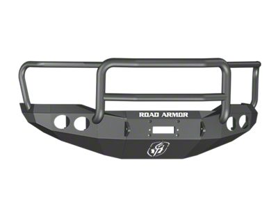 Road Armor Stealth Winch Front Bumper with Lonestar Guard; Satin Black (07-13 Tundra)