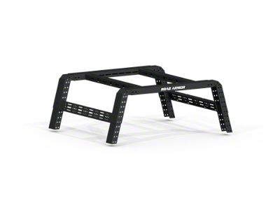 Road Armor TRECK Adjustable Bed Rack System; Textured Black (07-25 Tundra w/ 5-1/2-Foot & 6-1/2-Foot Bed)