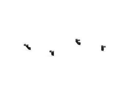 Road Armor TRECK Drill-less Rack Base Mounting Bracket Kit; Textured Black (07-25 Tundra)
