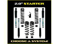 Rock Krawler 2-Inch Starter Suspension Lift Kit (97-06 Jeep Wrangler TJ, Excluding Unlimited)