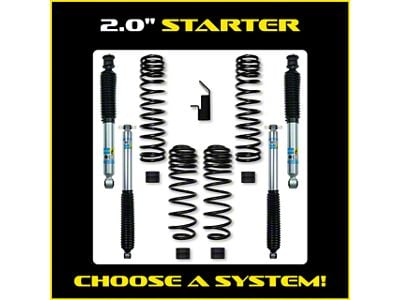 Rock Krawler 2-Inch Starter Suspension Lift Kit (97-06 Jeep Wrangler TJ, Excluding Unlimited)