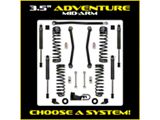 Rock Krawler 3.50-Inch Adventure Mid-Arm Suspension Lift Kit (07-18 Jeep Wrangler JK 2-Door)