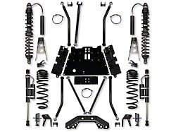 Rock Krawler 3.50-Inch X-Factor X2 Flat Belly 5-Inch Stretch Long Arm Suspension Lift Kit with Coil-Overs and Shocks (97-06 Jeep Wrangler TJ, Excluding Unlimited)