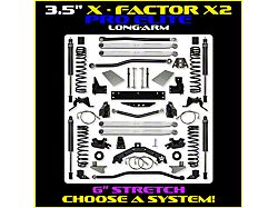 Rock Krawler 3.50-Inch X-Factor X2 PRO ELITE 6-Inch Stretch Long-Arm Suspension Lift Kit with RRD 2.25-Inch IFP Shocks (07-18 Jeep Wrangler JK 2-Door)