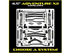 Rock Krawler 4.50-Inch Adventure X Long-Arm Suspension Lift Kit (07-18 Jeep Wrangler JK 2-Door)