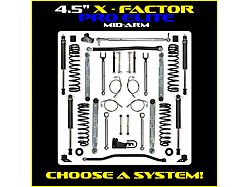 Rock Krawler 4.50-Inch X-Factor PRO ELITE Mid-Arm Suspension Lift Kit (07-18 Jeep Wrangler JK 4-Door)
