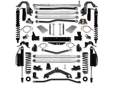 Rock Krawler 4.50-Inch X-Factor X2 PRO ELITE Stage 2 Long-Arm Suspension Lift Kit with Coil-Overs (07-18 Jeep Wrangler JK 4-Door)