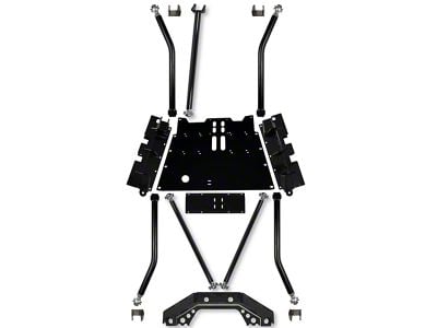 Rock Krawler X-Factor X2 Flat Belly 5-Inch Stretch Long Arm Upgrade (97-06 Jeep Wrangler TJ)