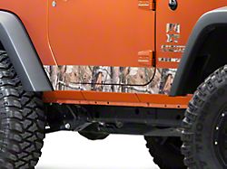 SEC10 Rocker Panel Decal; Realtree Camo (07-18 Jeep Wrangler JK 2-Door)