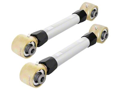 RockJock Johnny Joint RockNut Adjustable Rear Upper Control Arms; Billet Aluminum (21-25 Bronco)