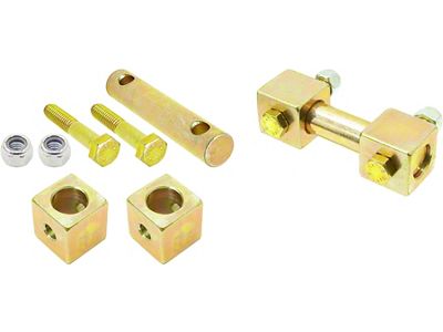RockJock Front Shock Bar Pin Eliminator Kit (84-01 Jeep Cherokee XJ)