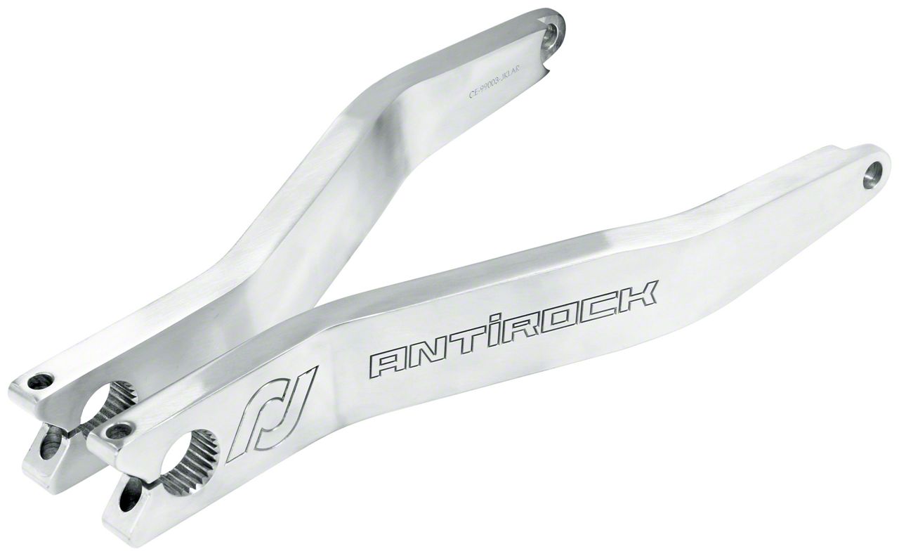 RockJock Jeep Gladiator Antirock Aluminum Rear Sway Bar Arms; 21/2Inch Offset CE99003JKLA