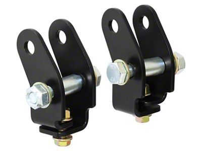 RockJock Front Shock Relocator Brackets (20-25 Jeep Gladiator JT Mojave)