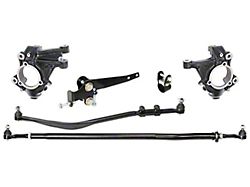 RockJock High Steer Knuckle Kit for Stabilizer Shock (20-25 Jeep Gladiator JT)