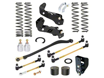 RockJock 3.50-Inch Driver Suspension Lift Kit (20-23 3.0L EcoDiesel Jeep Wrangler JL)