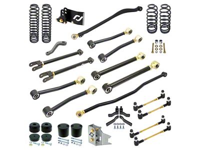 RockJock 4-Inch Pro Edition Suspension Lift Kit (07-18 Jeep Wrangler JK 2-Door)