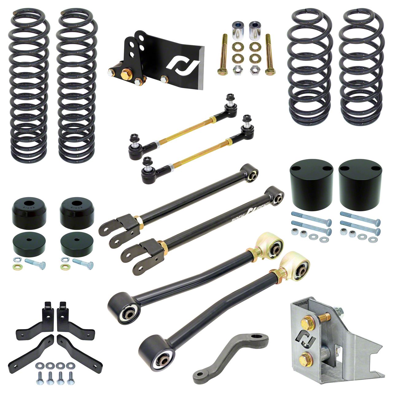 RockJock Jeep Wrangler 4Inch Sport Edition Suspension Lift Kit RJ