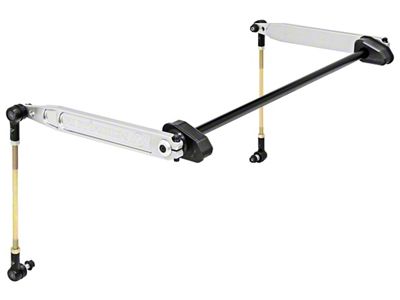 RockJock Antirock Rear Sway Bar Kit with Billet Aluminum Arms; 0.85-Inch Bar (18-25 Jeep Wrangler JL)