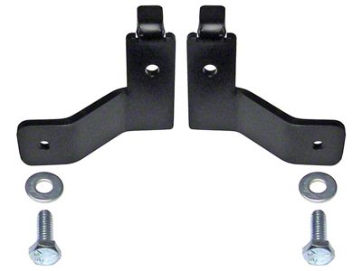RockJock Front Brake Hose Relocation Bracket Kit (07-18 Jeep Wrangler JK)