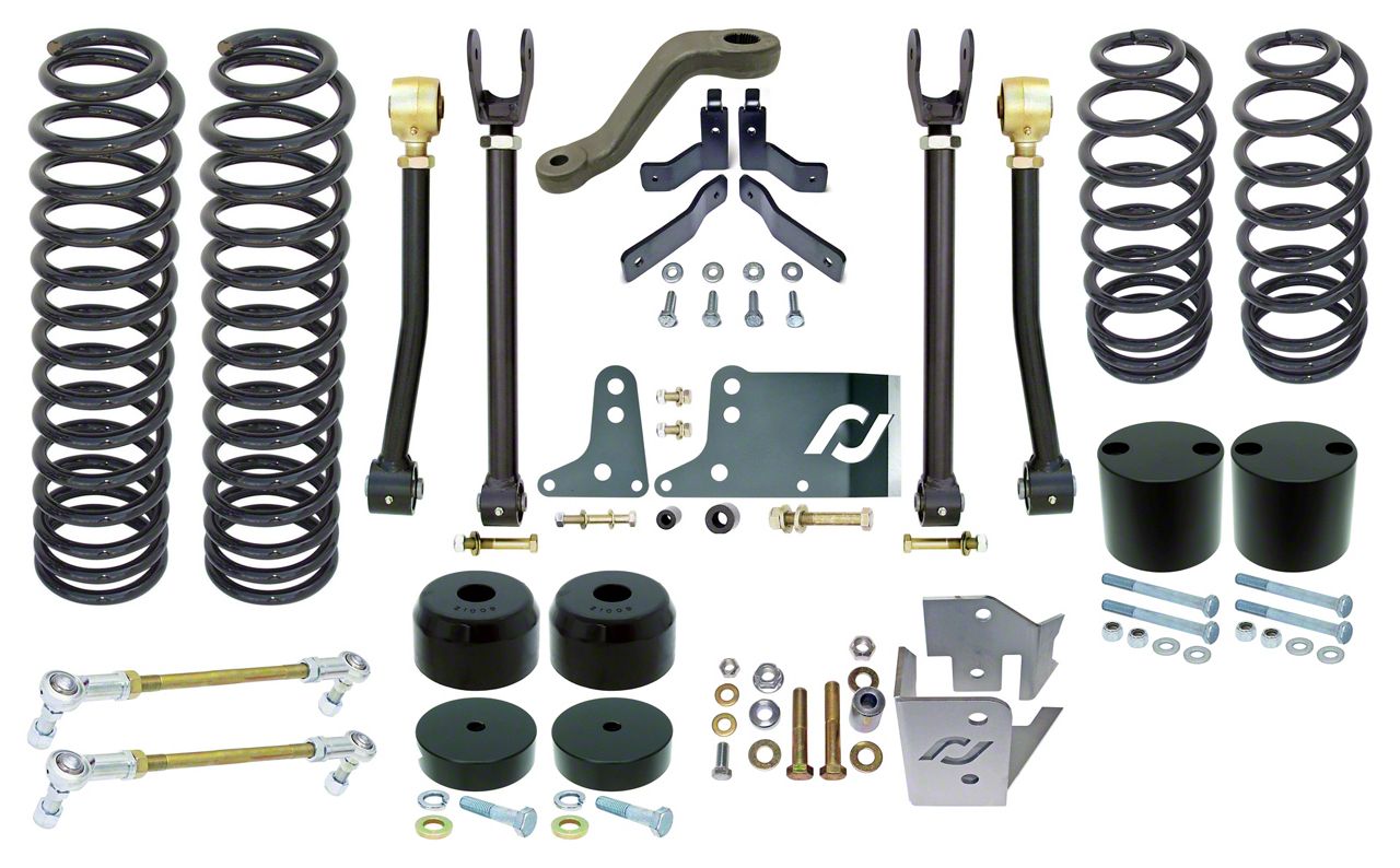 RockJock Jeep Wrangler Johnny Joint 4Inch Standard Suspension Lift Kit
