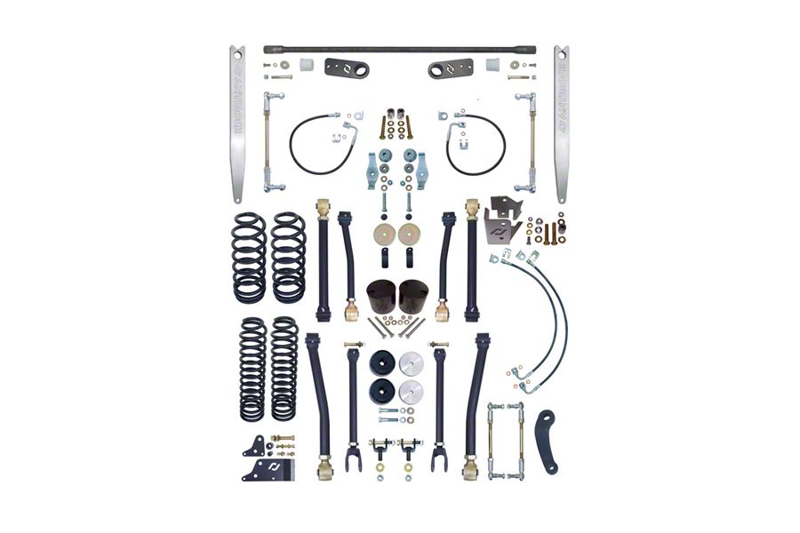 RockJock Jeep Wrangler Johnny Joint 4Inch Suspension Lift Kit CE9808A