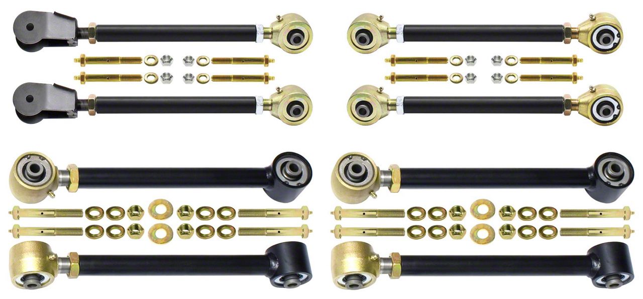 RockJock Jeep Wrangler Johnny Joint Double Adjustable Rear