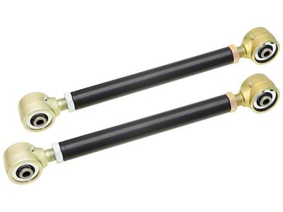RockJock Johnny Joint Adjustable Rear Upper Control Arms; Billet Aluminum (07-25 Jeep Wrangler JK & JL)