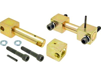 RockJock Rear Shock Bar Pin Eliminator Kit (97-06 Jeep Wrangler TJ)