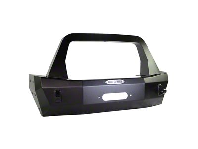 Rock-Slide Engineering Rigid Series Shorty Winch Front Steel Bumper with Bull Bar (18-25 Jeep Wrangler JL)