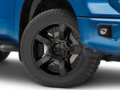 XD Rockstar II Satin Black 5-Lug Wheel; 20x9; 18mm Offset (14-21 Tundra)