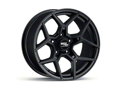 RockTrix Offroad RT105 Matte Black Wheel; 17x9; -12mm Offset (20-25 Jeep Gladiator JT)