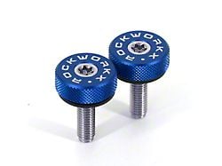 ROCKWORKX Hard Top Quick Removal Torx Thumb Screws; Blue (21-24 Bronco 4-Door)