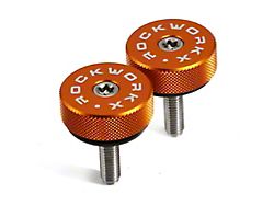 ROCKWORKX Hard Top Quick Removal Torx Thumb Screws; Orange (21-25 Bronco)