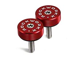 ROCKWORKX Hard Top Quick Removal Torx Thumb Screws; Red (21-26 Bronco)