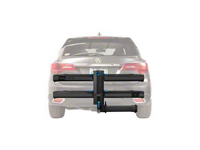 RockyMounts 2-Inch Receiver Hitch AfterParty Swing AwayPlatform Bike Rack; Carries 2 Bikes (Universal; Some Adaptation May Be Required)