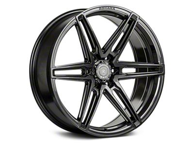 Rohana Wheels RFV1 Gloss Graphite 6-Lug Wheel; 22x9.5; 22mm Offset (21-25 Bronco, Excluding Raptor)