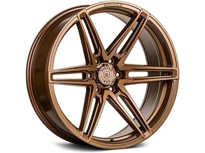 Rohana Wheels RFV1 Matte Bronze 6-Lug Wheel; 22x9.5; 0mm Offset (21-25 Bronco, Excluding Raptor)