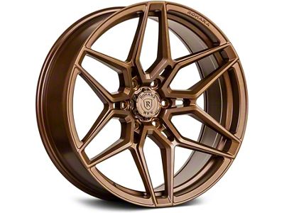 Rohana Wheels RFV2 Matte Bronze 6-Lug Wheel; 22x9.5; 0mm Offset (21-25 Bronco, Excluding Raptor)