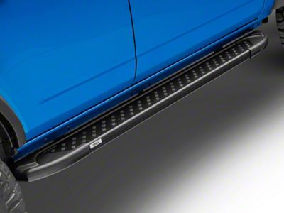 Romik RAL-B Running Boards; Black (21-25 Bronco 4-Door)