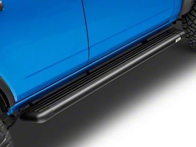 Romik RB2-T Running Boards; Black (21-25 Bronco 4-Door)