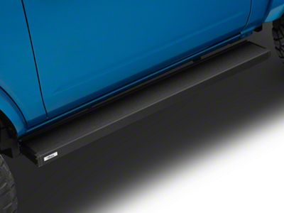 Romik ROB-T Running Boards; Black (21-25 Bronco 2-Door)