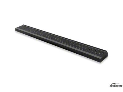 Romik RPD-T Running Boards; Black (21-25 Bronco 2-Door)