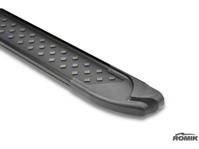 Romik RAL Running Boards; Black (21-26 Bronco Sport)