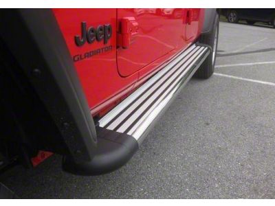 Romik RB2-T Running Boards; Stainless Steel (20-25 Jeep Gladiator JT)