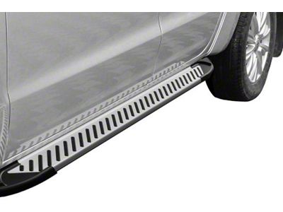 Romik RAL-T Running Boards; Silver (17-24 Titan King Cab)