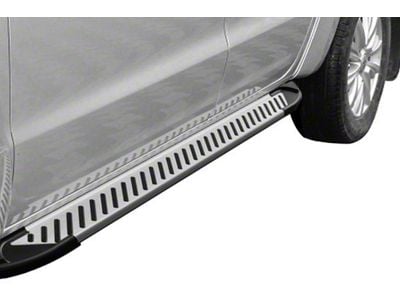 Romik RAL-T Running Boards; Silver (17-19 Titan XD King Cab)