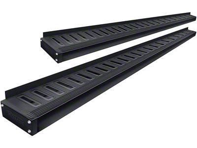Romik ROF-T Running Boards; Black (07-21 Tundra CrewMax)