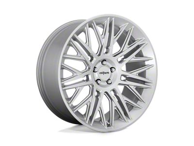 Rotiform JDR Matte Silver 6-Lug Wheel; 22x10; 30mm Offset (24-25 Tacoma)