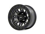 Rough Country 82 Series Semi Gloss Black 6-Lug Wheel; 18x9; 18mm Offset (04-15 Titan)