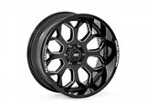 Rough Country 96 Series Gloss Black 6-Lug Wheel; 20x9; -12mm Offset (04-15 Titan)